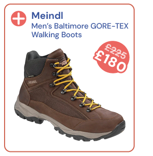 Meindl Men's Baltimore GORE-TEX Walking Boots - Brown. Reduced from £225 to £180.