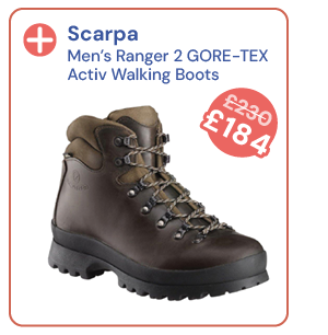 Scarpa Men's Ranger 2 GORE-TEX Activ Walking Boots. Reduced from £230 to £184.