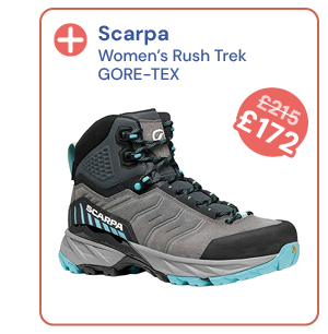Scarpa Women's Rush Trek GORE-TEX. Reduced from £215 to £172.