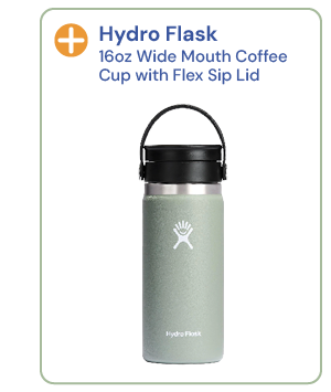 Hydro Flask 16oz Wide Mouth Coffee Cup with Flex Sip Lid - Green