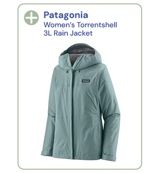 Patagonia Women's Torrentshell 3L Rain Jacket - Light Blue