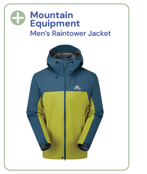 Mountain Equipment Men's Raintower Jacket - Blue / Green
