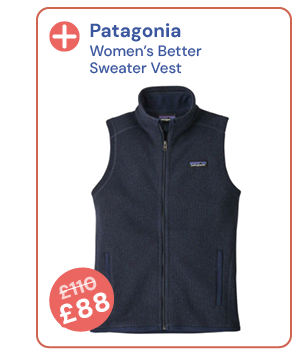 Patagonia Women's Better Sweater Vest - Navy. Reduced from £110 to £88.