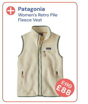 Patagonia Women's Retro Pile Fleece Vest - Cream. Reduced from £110 to £88.