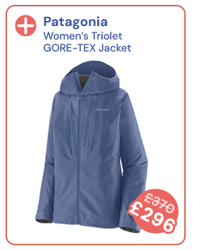 Patagonia Women's Triolet GORE-TEX Jacket - Blue. Reduced from £370 to £296.