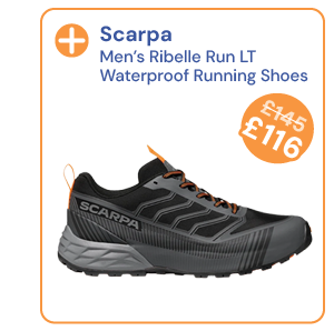 Scarpa Men's Ribelle Run LT Waterproof Running Shoes - Black. Reduced from £145 to £116.