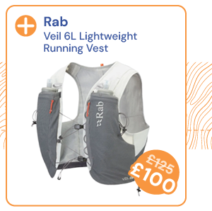 Rab Veil 6L Lightweight Running Vest - White