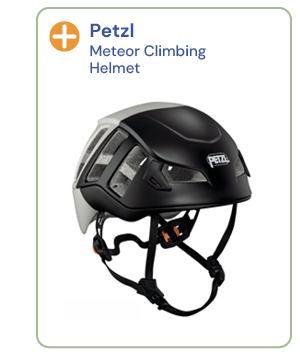 Petzl Meteor Climbing Helmet - Black.