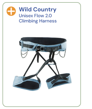 Wild Country Unisex Flow 2.0 Climbing Harness - Blue. 