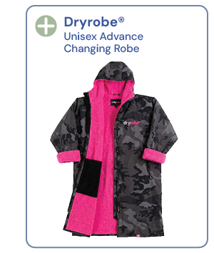 Dryrobe® Unisex Advance Changing Robe - Black/Pink
