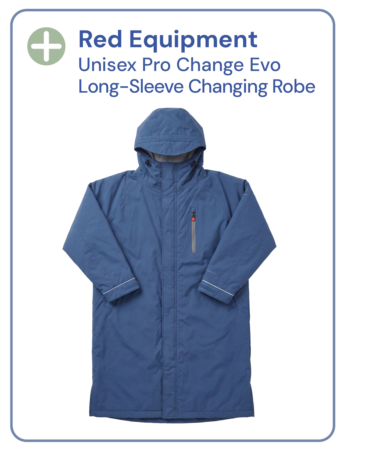 Red Equipment Unisex Pro Change Evo Long-Sleeve Changing Robe - Blue