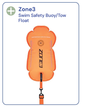 Zone3 Swim Safety Buoy/Tow Float - Orange
