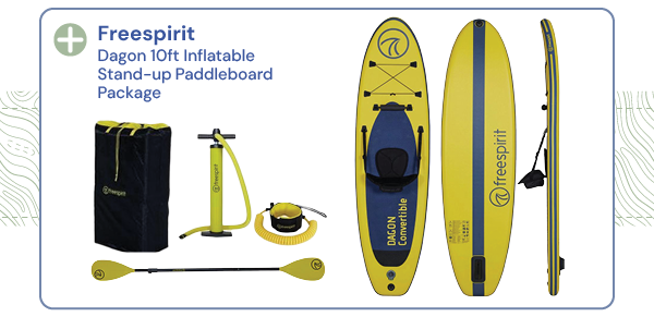 Freespirit Dagon 10ft Inflatable Stand-Up Paddleboard Package.
