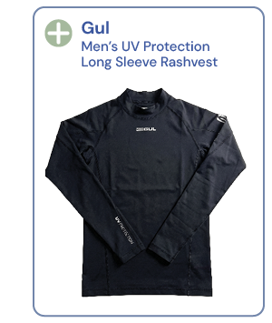 Gul Men's UV Protection Long Sleeve Rashvest - Black
