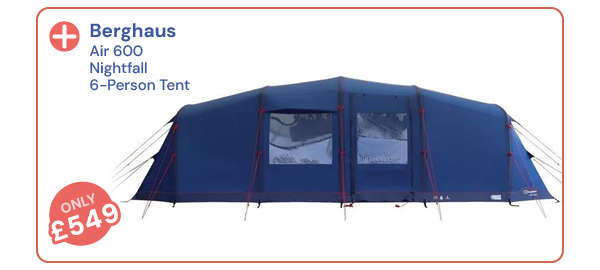Berghaus Air 600 Nightfall 6-Person Tent - Blue. Only £549.