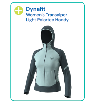 Dynafit Women's Transalper Light Polartec Hoody - Blue