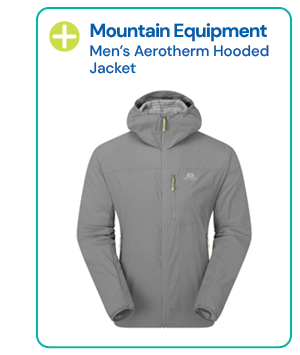 Mountain Equipment Men's Aerotherm Hooded Jacket - Grey
