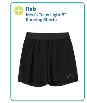 Rab Men's Talus Light 5in Running Shorts - Black