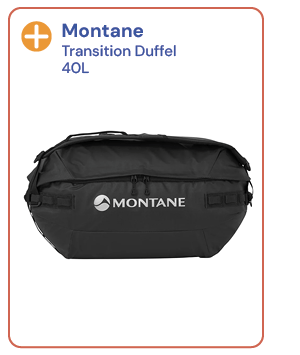 Montane Transition Duffel 40L - Black