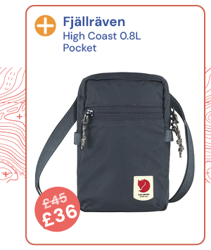 Fjallraven High Coast 0.8L Pocket - Navy. Reduced from £45 to £36.