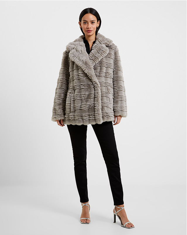 Daryn Faux Fur Short Coat