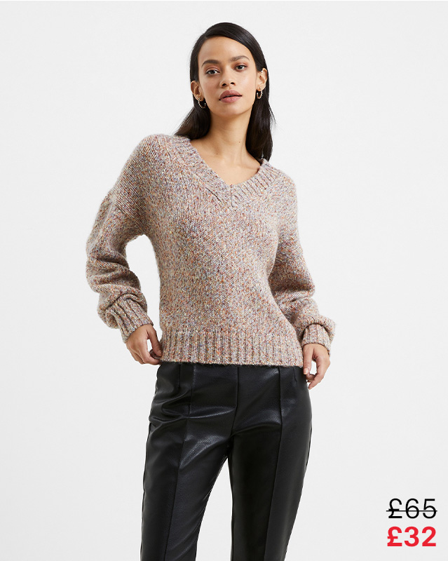 Jill Recycled Marl Knit Jumper