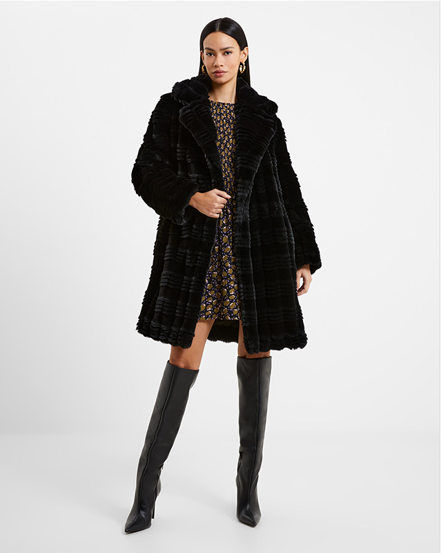 Daryn Faux Fur Long Coat