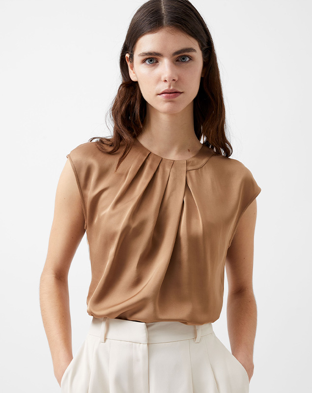 Ennis Satin Blouse