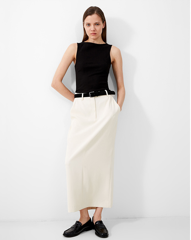 Harrie Suiting Midaxi Skirt