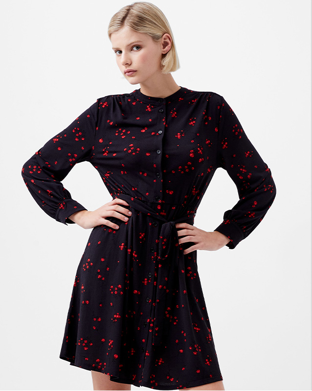 Floramour Meadow Long Sleeve Tie Dress