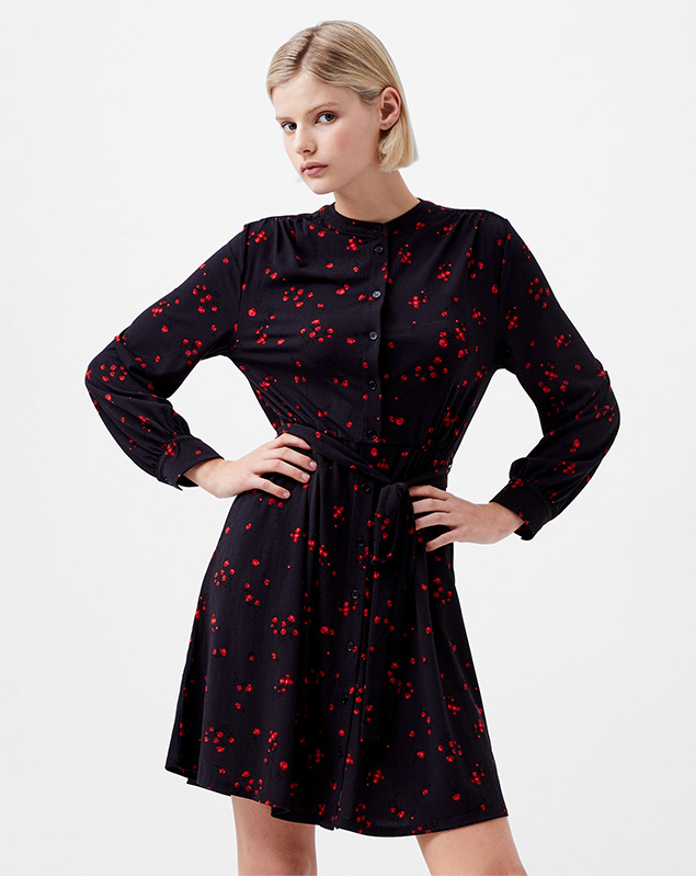 Floramour Meadow Long Sleeve Tie Dress