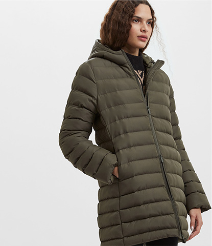 Hooded Puffer Coat