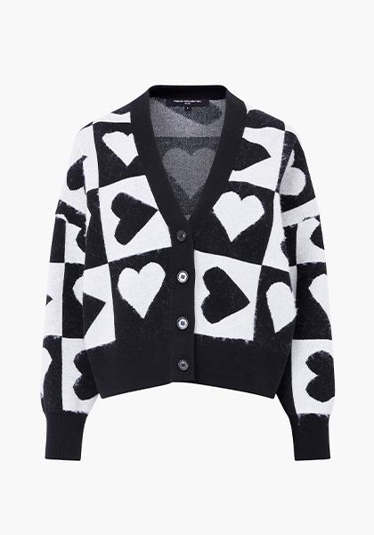 Julianna Heart Long Sleeve Cardigan