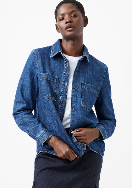 Finley Denim Long Sleeve Shirt