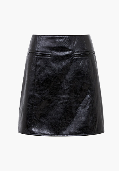 Emmett PU Mini Skirt