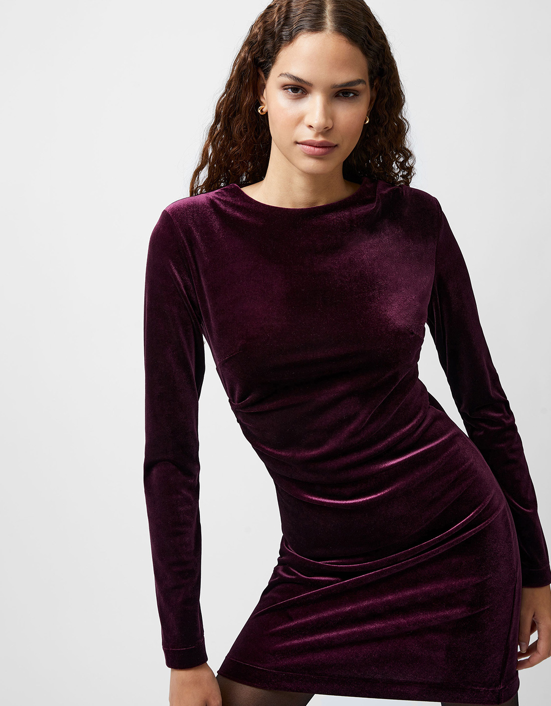 Viola Velvet Bodycon Mini Dress