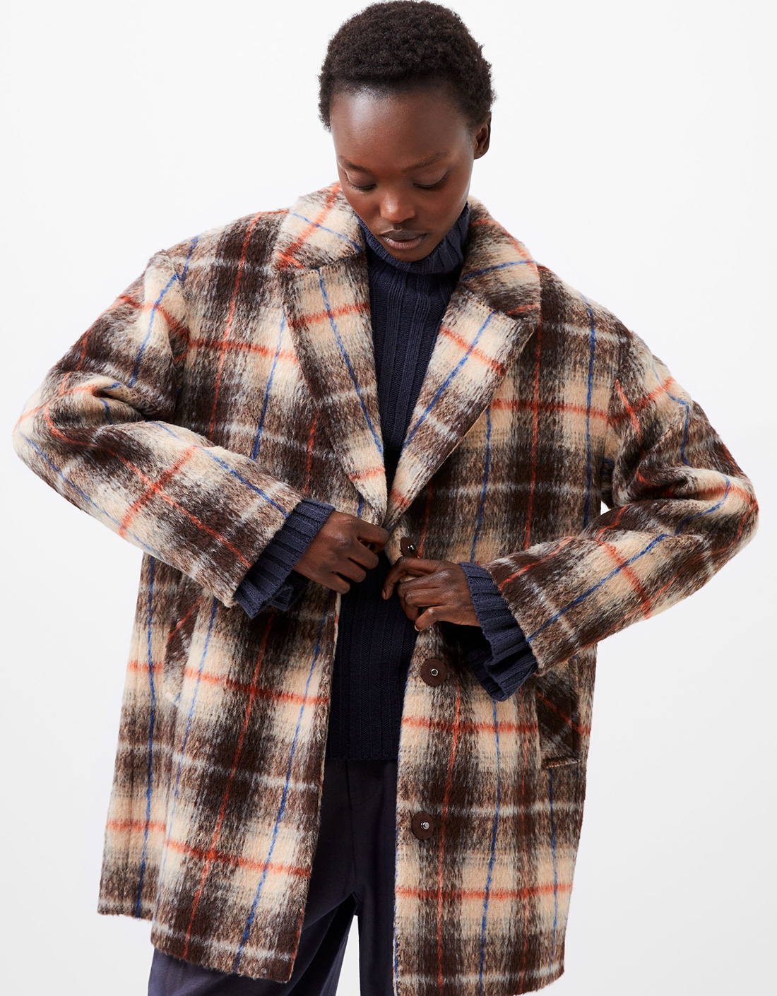 Blake Check Coat