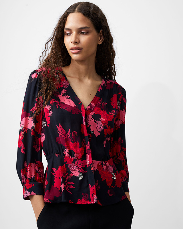 Foliage Chiara Balloon Sleeve Top