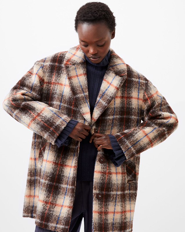 Blake Check Coat