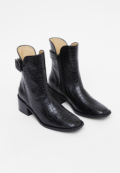 Connic Croc Ankle Boots