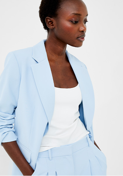 Harrie Suiting Single Breasted Blazer