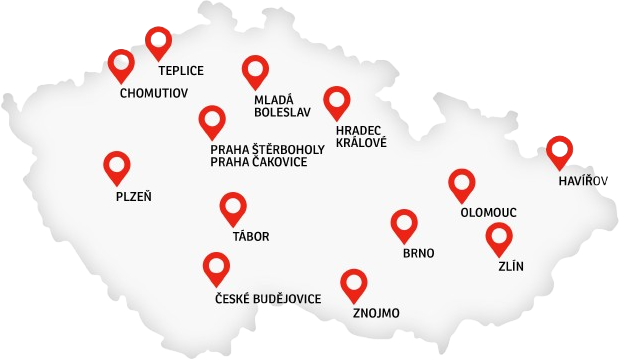 Pobočky