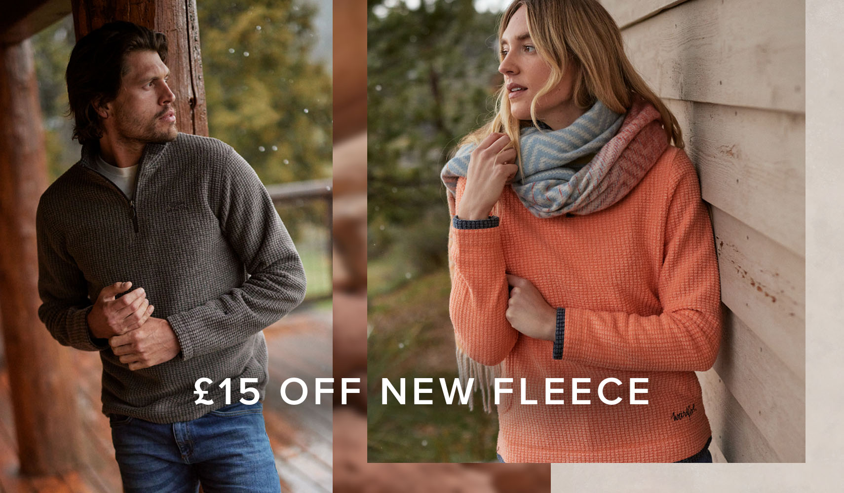 £15 off new fleece