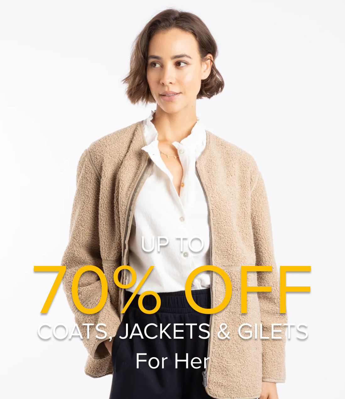 Up to 70% off Women's Coats, Jackets & Gilets
