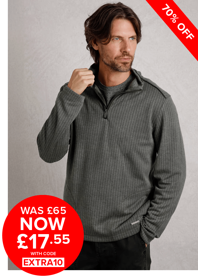 Sterling Eco 1/4 Zip Herringbone Fleece