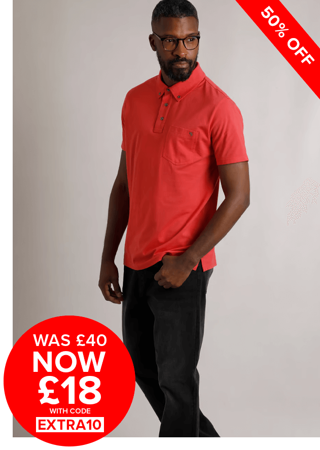 Jeremy Button Down Jersey Polo Shirt
