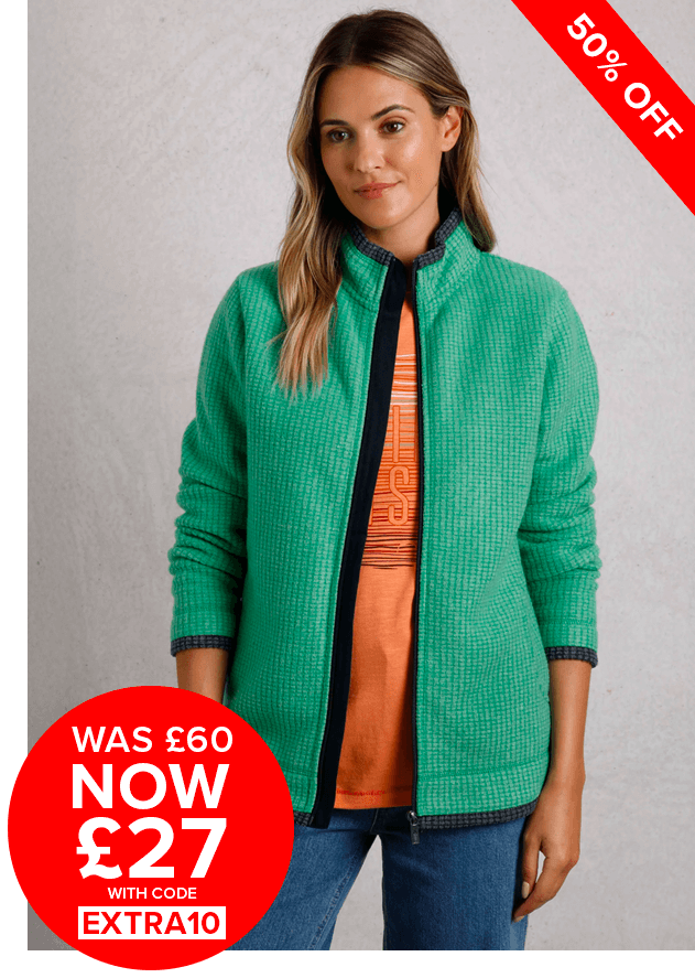 Ariana Eco Full Zip Grid Fleece