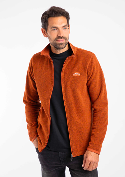 Merrill Full Zip Textured Fleece