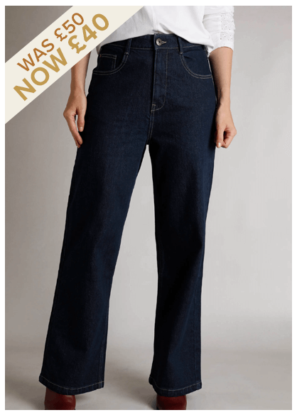 Corine Wide Leg Denim Jeans