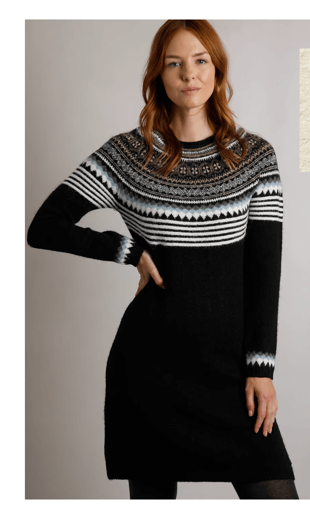 Blakely Eco Fair Isle Knitted Dress